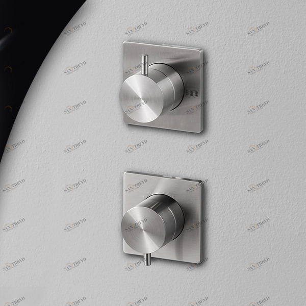 Смеситель для душа AICO AIC9S серебристый матовый Radomonte