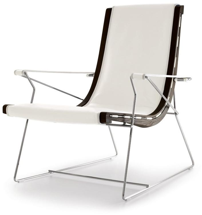 B&B Italia Кожаное кресло с салазками и подлокотниками J.j sun-id-1352126 - Вид №1