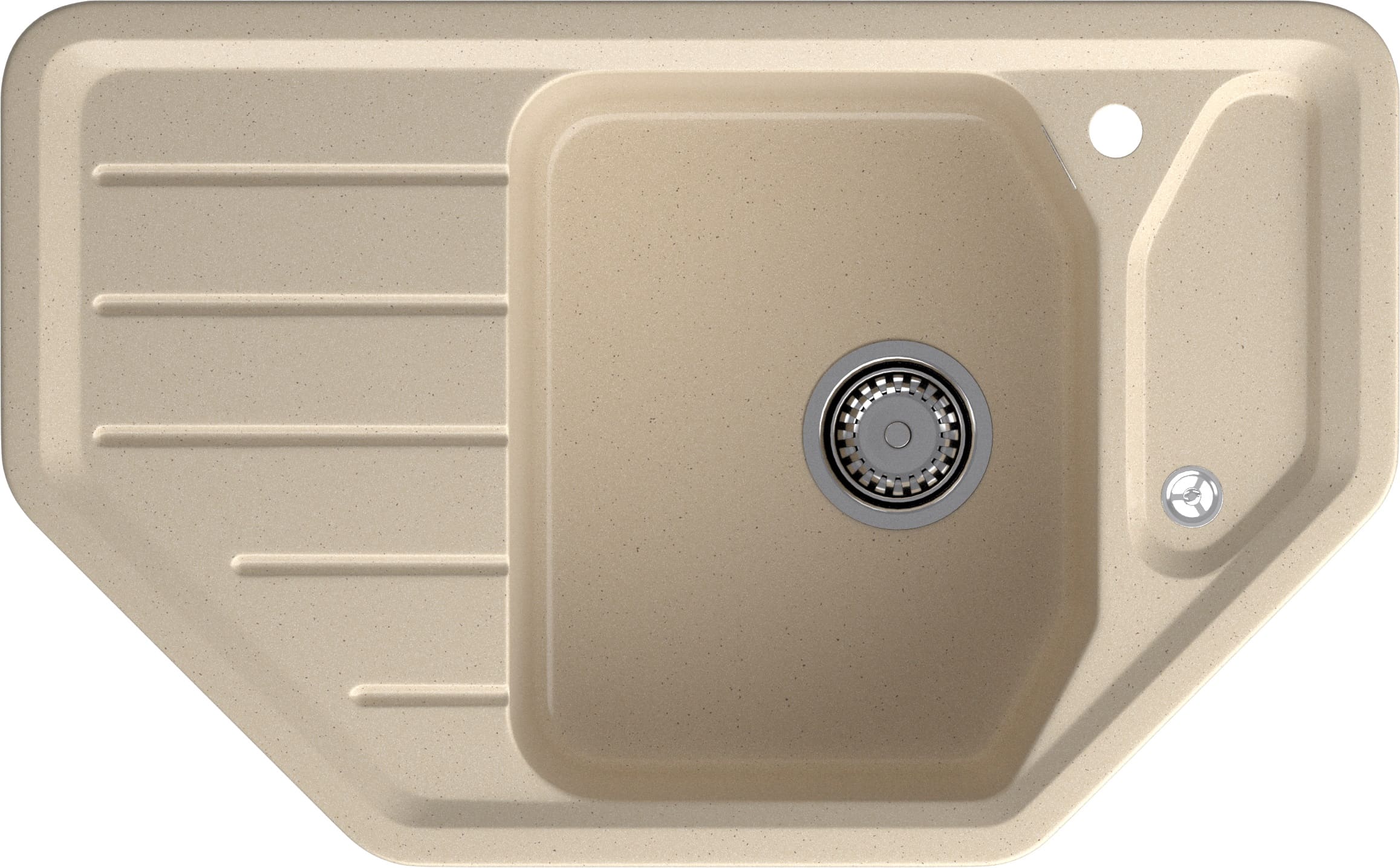 Кухонная мойка Искусственный камень CORNER S307 GranFest C-800E-S307