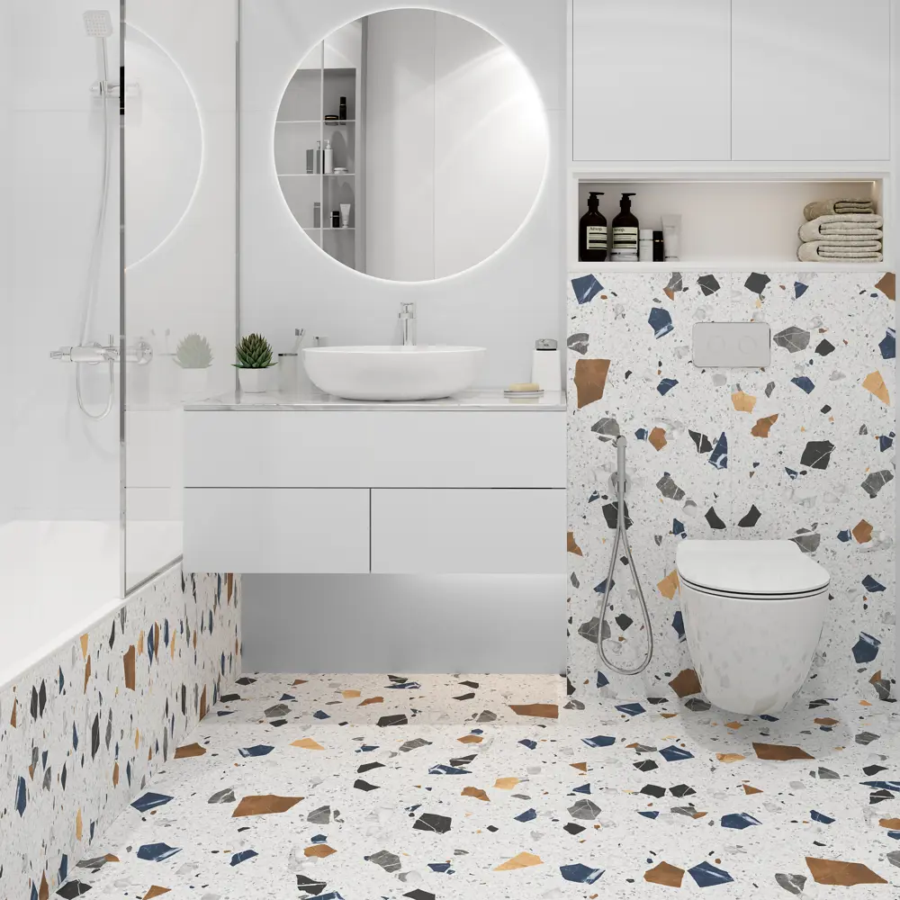 Керамогранит INCOLOR Azteca матовый белый 60х120 см 87204737 STLM-0073449