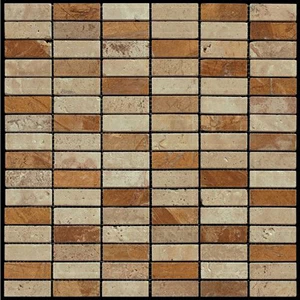 МОЗАИКА ИЗ НАТУРАЛЬНОГО КАМНЯ  0132-MI NATURAL LONDON