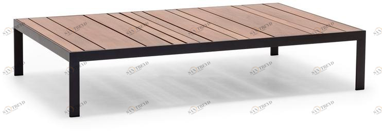 Andreu World Прямоугольный столик для сада из тика Sand table Me 4319