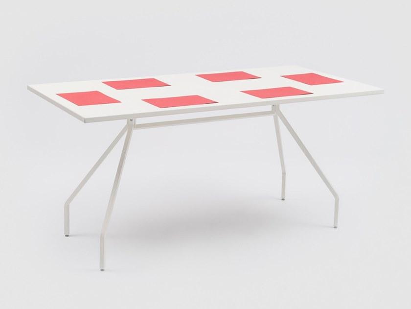 Danese Milano Прямоугольный стол из крашеного металла sun-id-1384417 - Вид №3