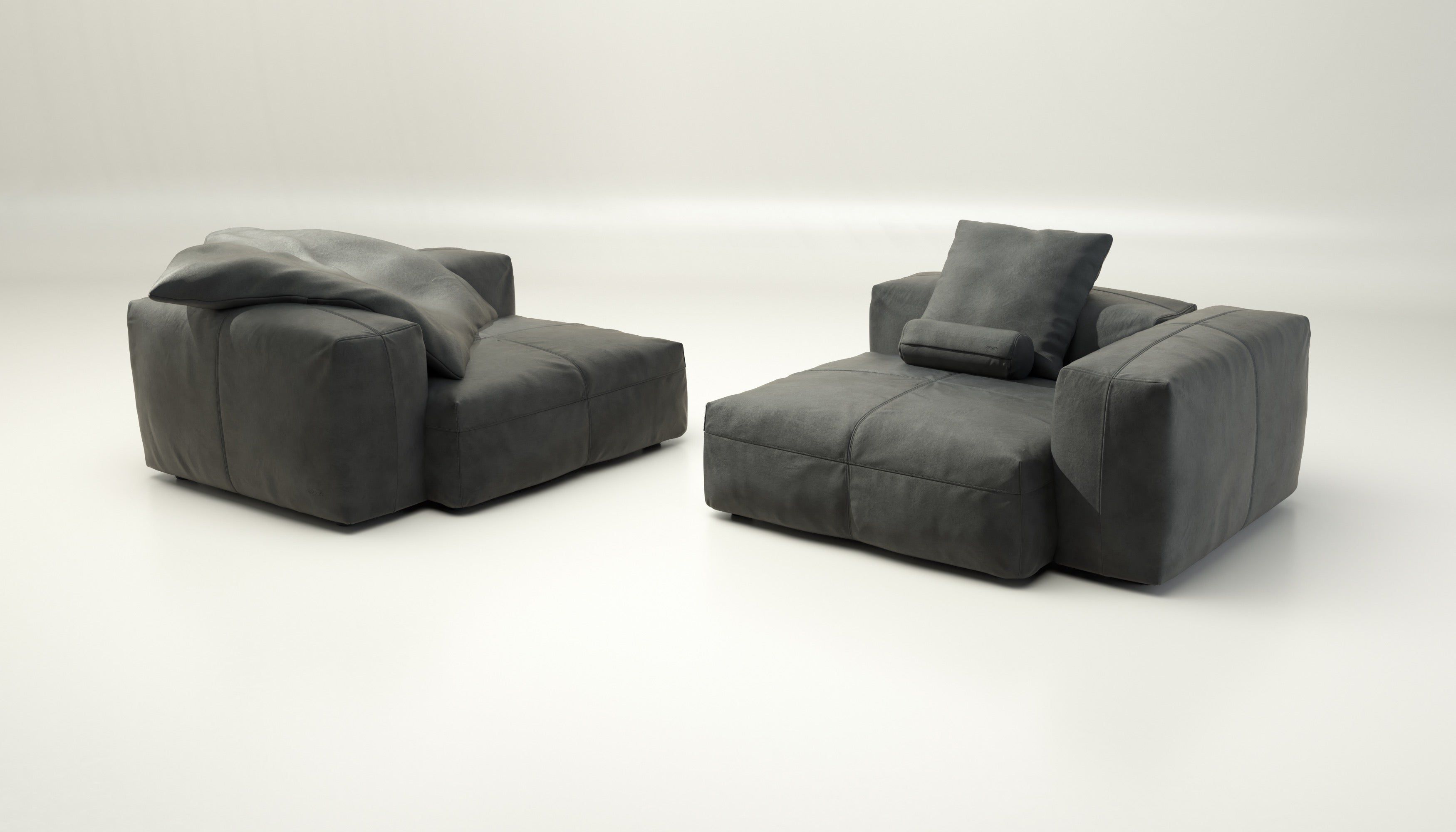 Кожаный модульный диван vetsak Leather ARCH-00046630 - Вид №11