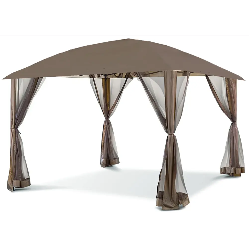 Шатер садовый Green Glade 3х3х2.67 м металл/полиэстер коричневый 84756023 STLM-2202406 Santreyd Шатер беседка Green Glade