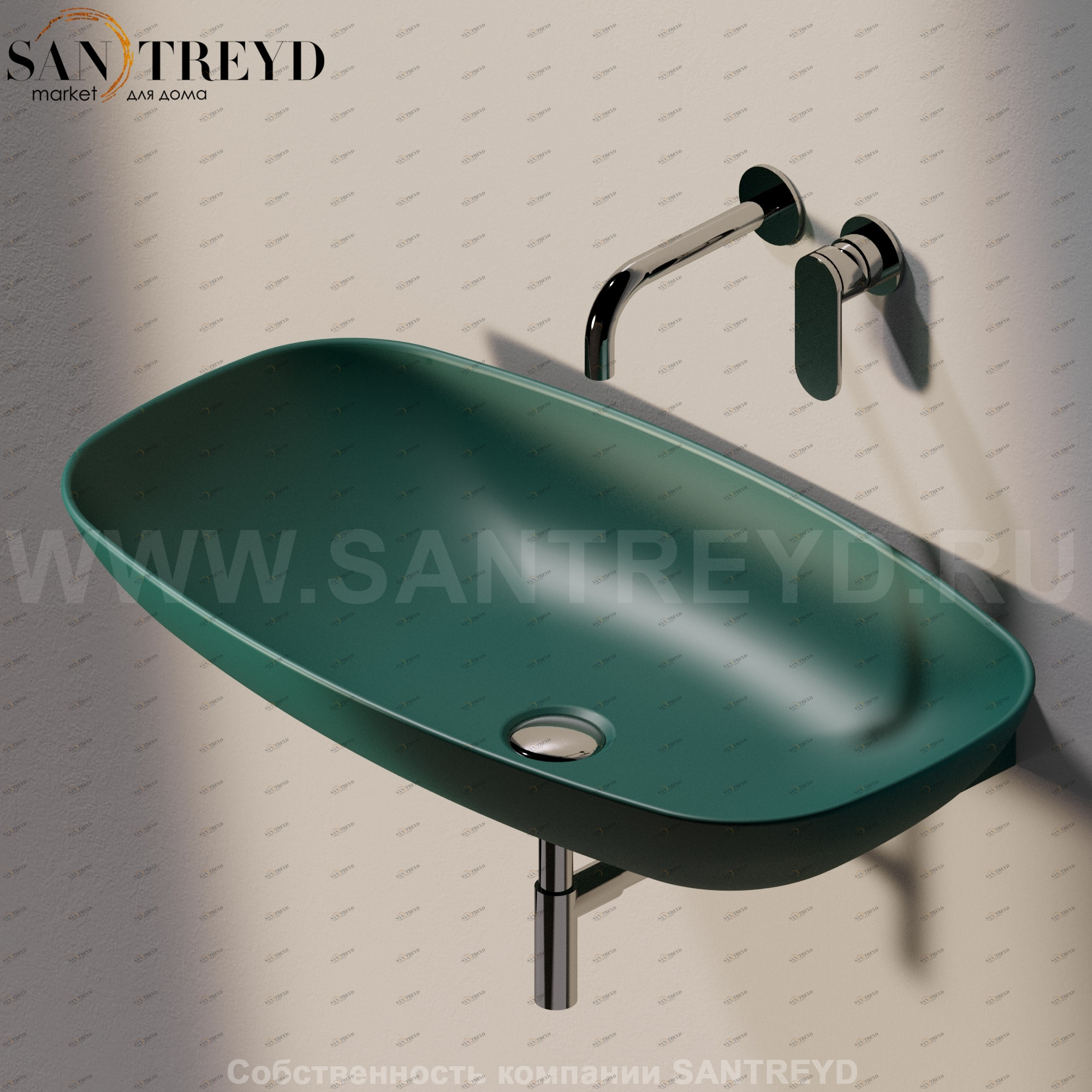 ND75L.5020 Подвесная раковина настенная прямоугольная Ceramica Flaminia Nuda