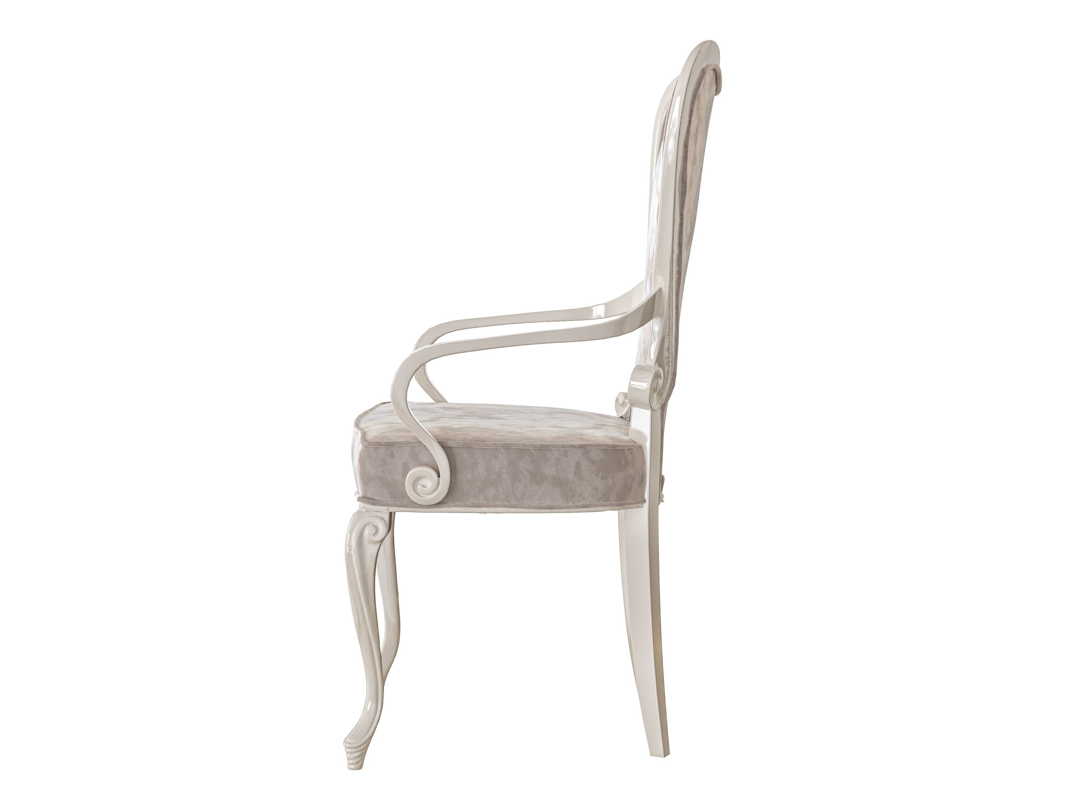 Бархатный стул с подлокотниками Modenese Luxury Interiors HEART ARCH-00017026 - Вид №2