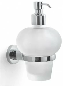 GEDY Дозатор мыла со стеклянной стенкой Demetra 5181