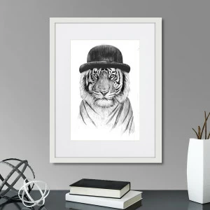 Картина черно-белая 42х32 см Welcome To The Jungle КАРТИНЫ В КВАРТИРУ  00-3894671 Белый;черный