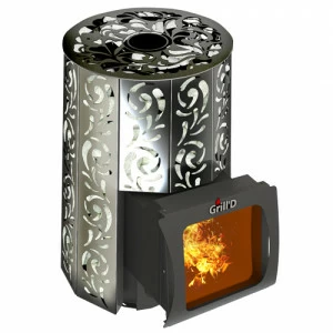 Печь для бани GRILL'D Violet Short Window Max с закрытой каменкой