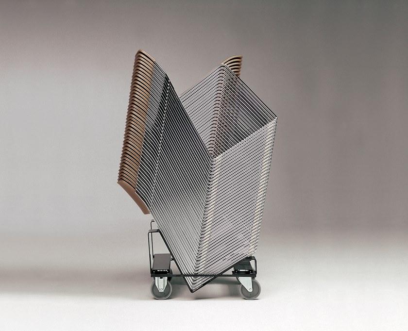 Howe Стул из фанерованной древесины, штабелируемый салазками 40/4 sun-id-1382632 - Вид №5