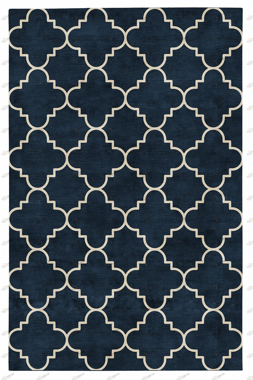 Ковер Lattice Blue 240x330 DOLLY CAPRETS ДИЗАЙНЕРСКИЕ, TRELLIS 155605 Синий 