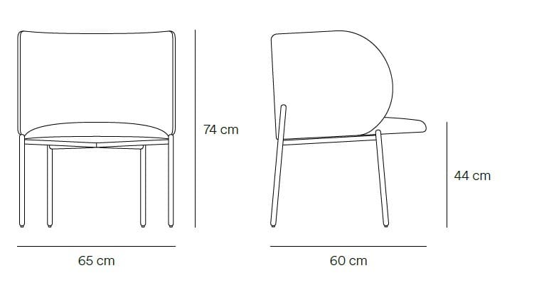 Полиэфирное кресло с подлокотниками TEULAT Mogi ARCH-00040113 - Вид №25