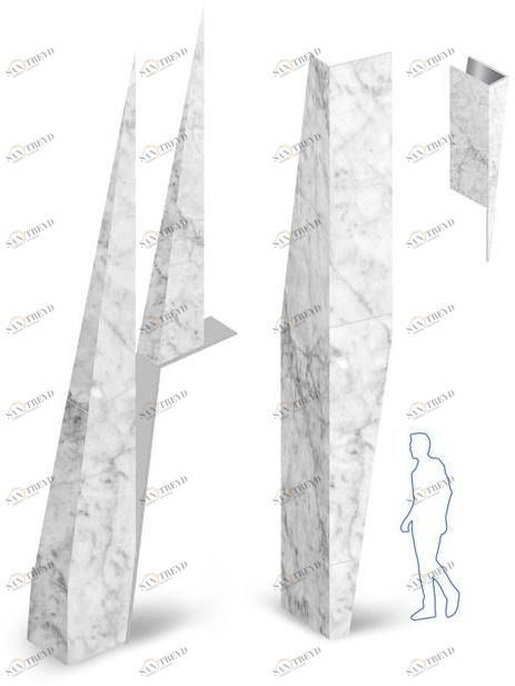 GammaStone Монолитный элемент из натурального камня для фасада Gammastone natural air sun-id-1412754