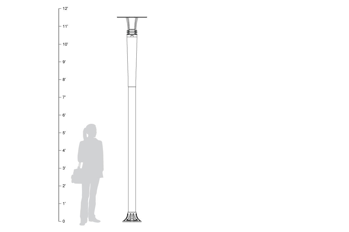 FSRT248 Пешеходное освещение Cordia  Forms-surfaces  - Вид №8