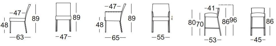 Rolf Benz Высокий кожаный табурет с подставкой для ног Rolf benz 652 sun-id-1345456 - Вид №2