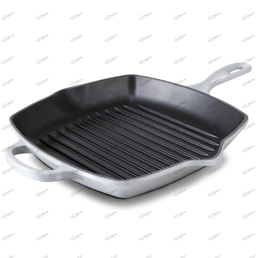 Сковорода-гриль чугунная Le Creuset, 26 см, серая 20183265410422