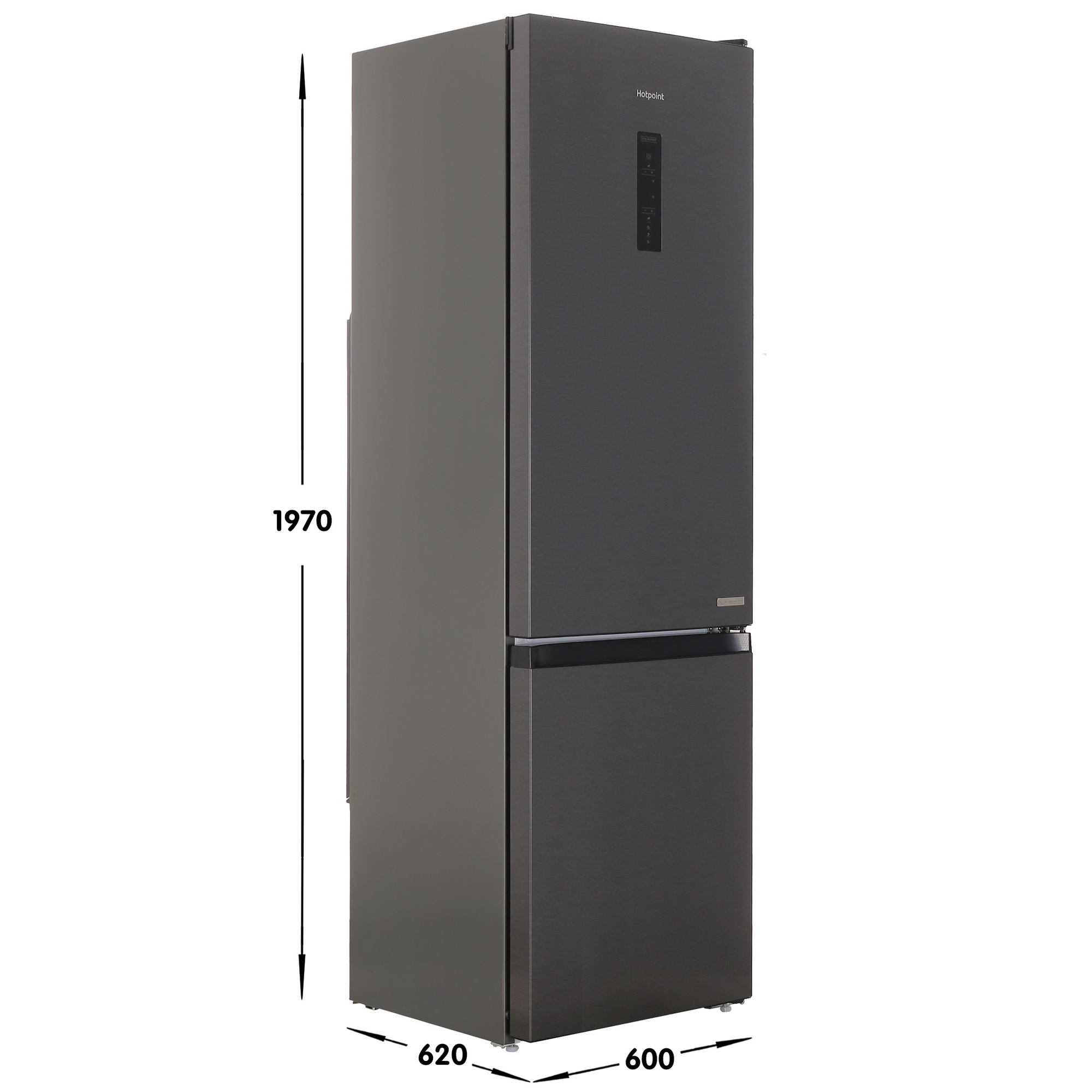 5462821 Холодильник с морозильником   HotPoint HT 7201I DX O3 черный STDN-0151931 - Вид №6