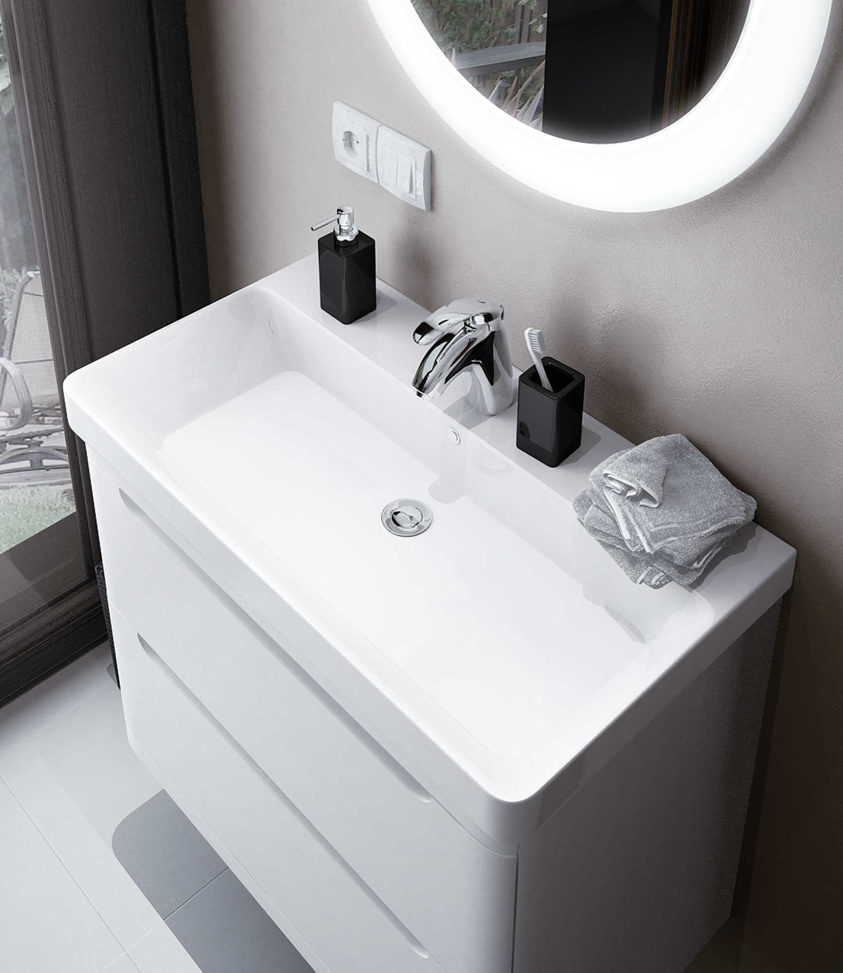 Комплекты мебели для ваннойLOOP Collection Avila Dos AVST11 - Вид №10