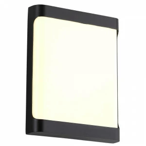 Уличный настенный светильник светодиодный 20х20 см бело-черный CLT CLT 441W BL CRYSTAL LUX CLT 441 00-3898352 Белый;черный