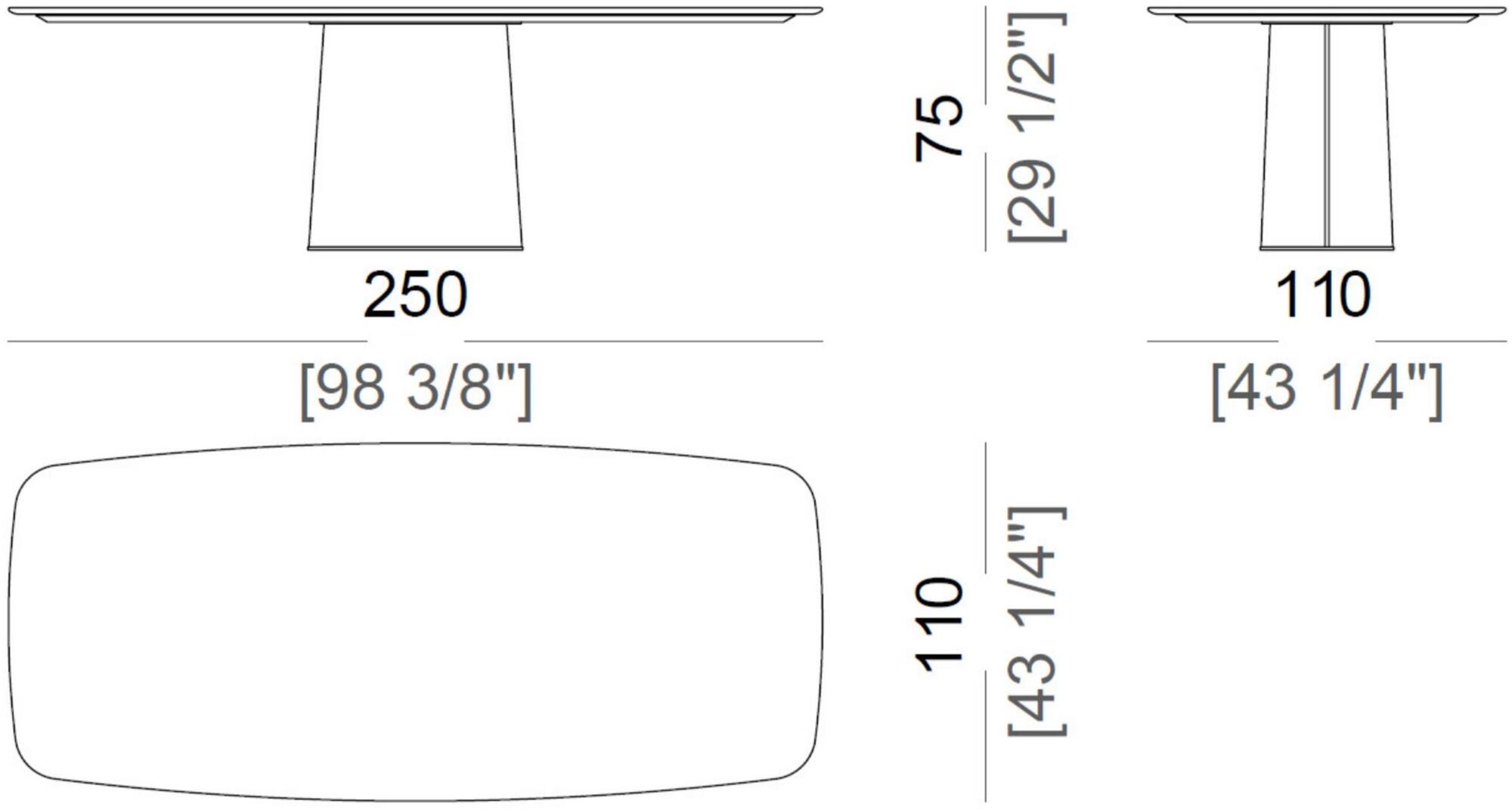 Arketipo Прямоугольный мраморный стол sun-id-1363737 - Вид №5