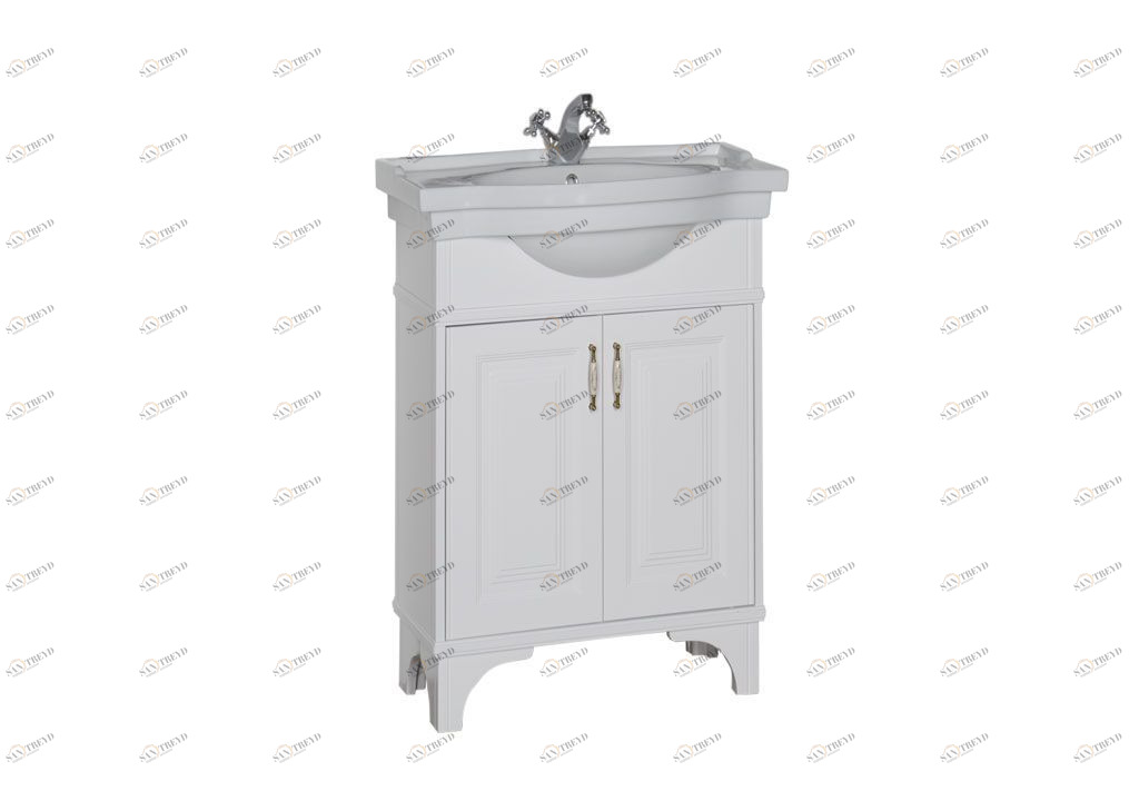 Тумба с раковиной Aquanet Валенса 80 белый 0018030300181619