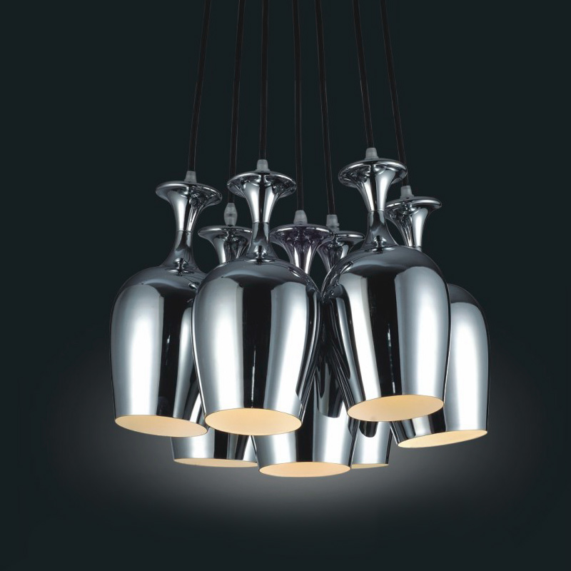 Подвесной светильник Martin Steward 7 от Delight Collection KM606/7 DELIGHT ДИЗАЙНЕРСКИЕ 243634 Стальной  - Вид №1