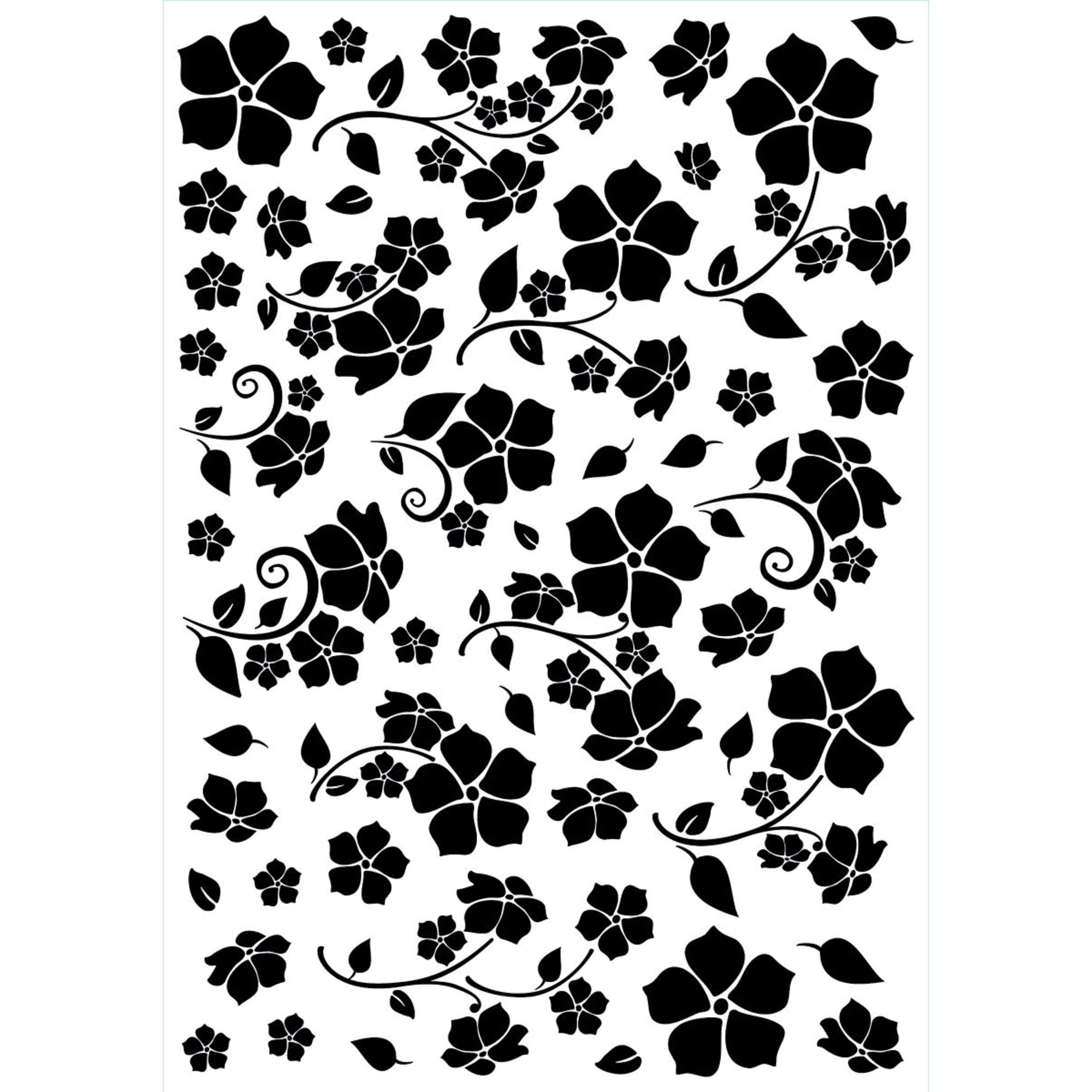 89077536 Наклейка "Цветочная мозаика" 50x70 см, 1 шт Santreyd 