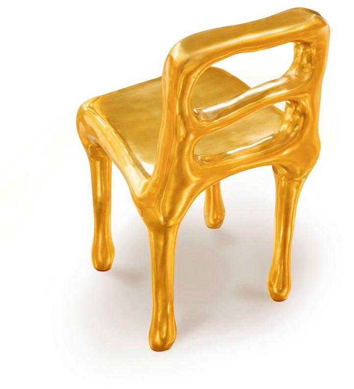 Scarlet Splendour Стул из латуни Fools' gold sun-id-1428062 - Вид №3