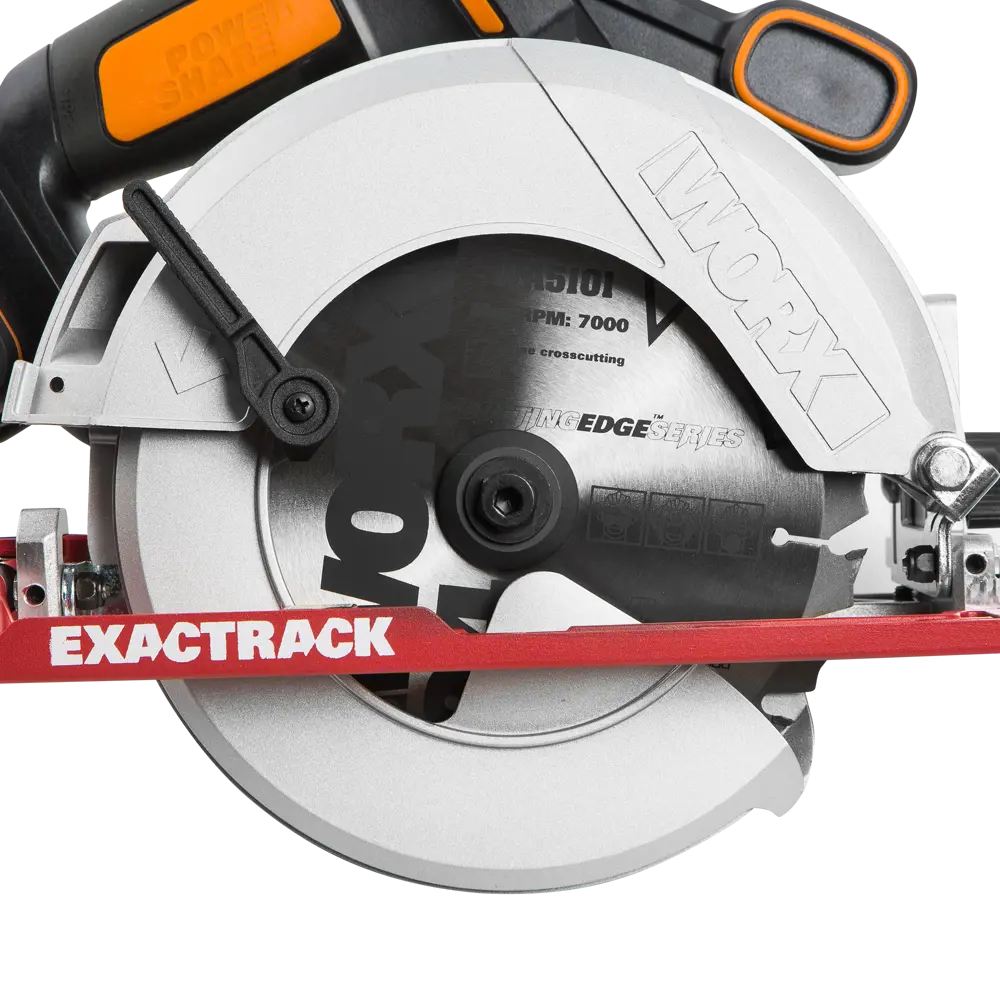 Циркулярная пила аккумуляторная Worx WX530, 165 мм, 20 В Li-ion 2 Ач STLM-2018113 - Вид №4