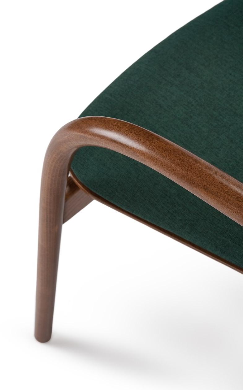 Paged Деревянный стул с подлокотниками со встроенной подушкой sun-id-1441478 - Вид №2