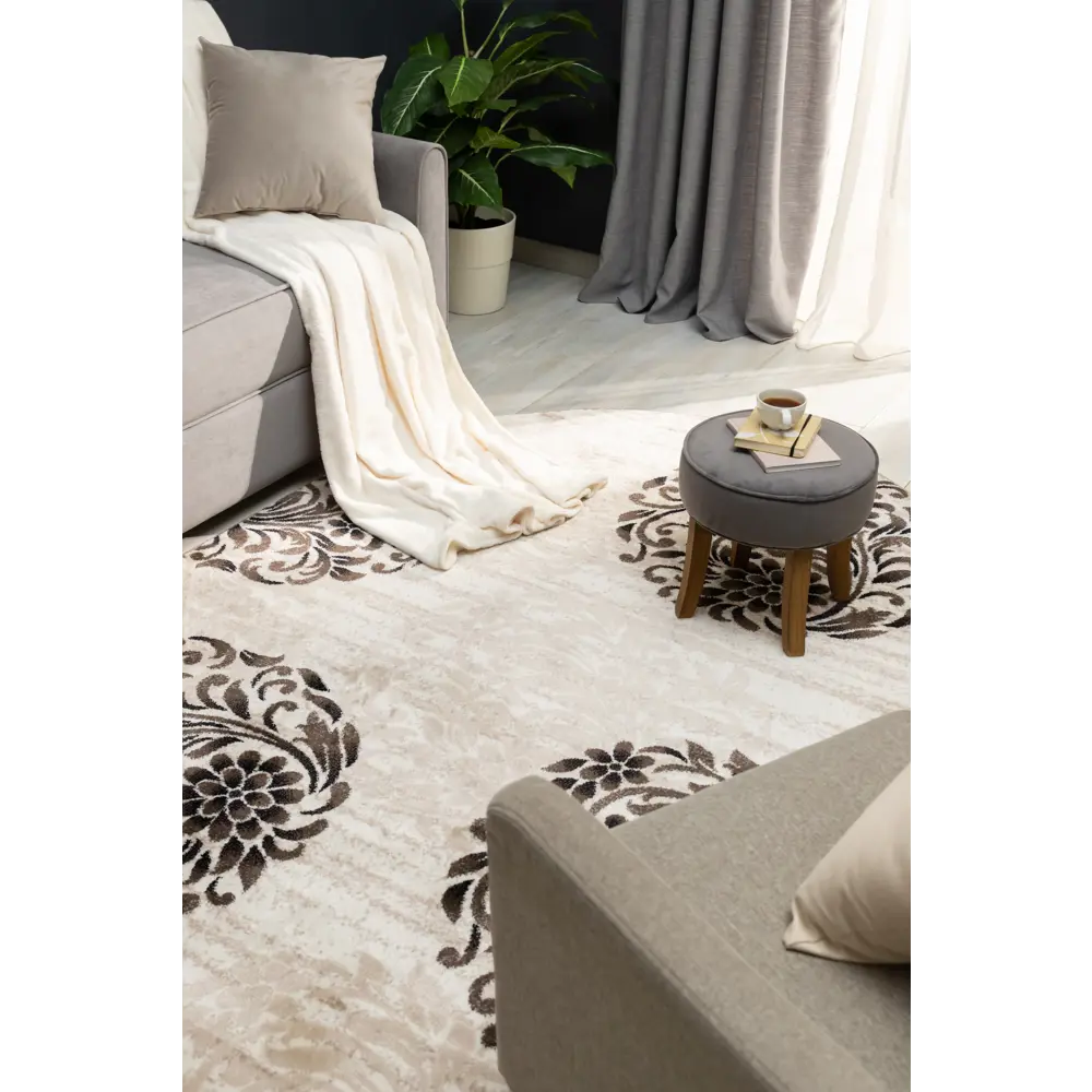 Ковер полипропилен Люкс L010 150x230 см цвет бежевый 17059375 STLM-2046312 MERINOS  - Вид №4