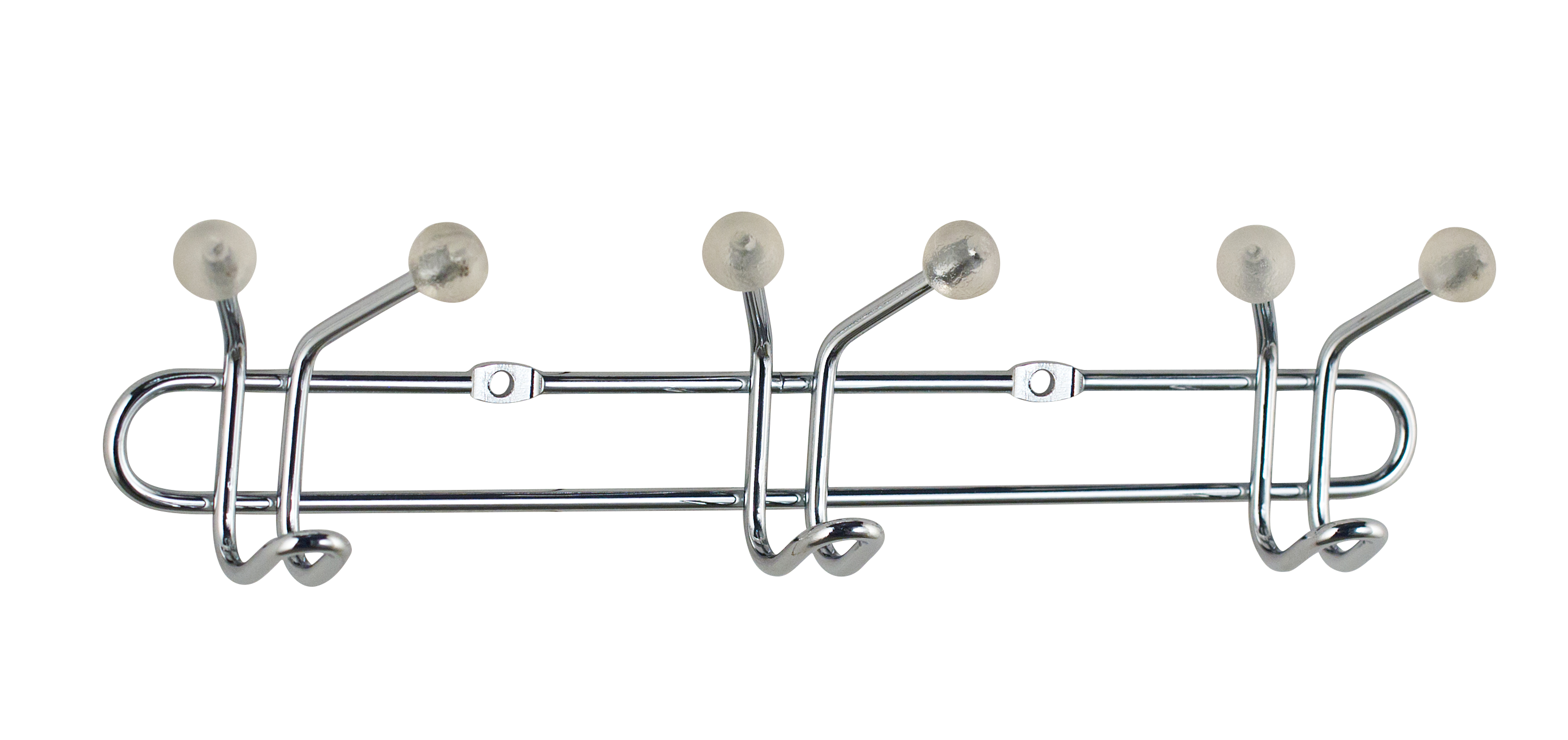 АКВАДЕКОР Настенная планка с 3 крючками для полотенец хром 25,5 см 18178923 STLM-0009862 - Вид №1