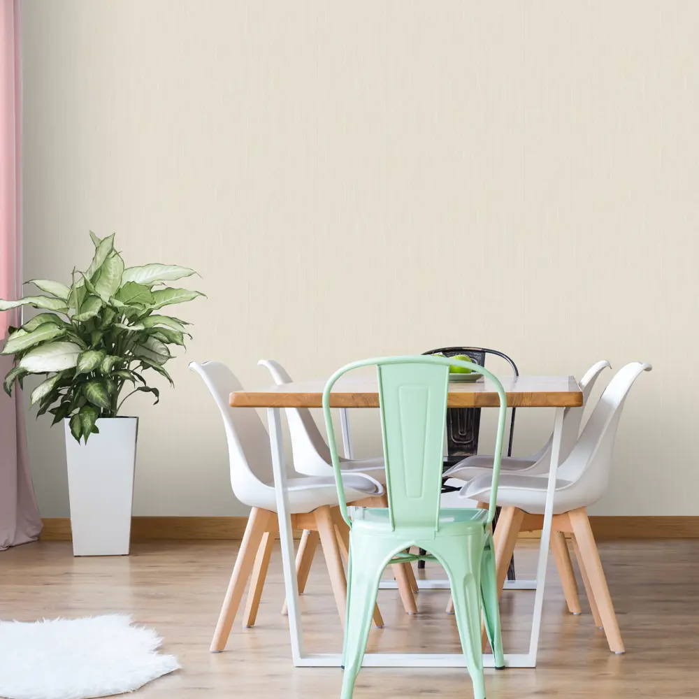 Обои флизелиновые Wallfashion Plain Murals бежевые 0.53 м 1302 82994462 STLM-2156774  - Вид №3