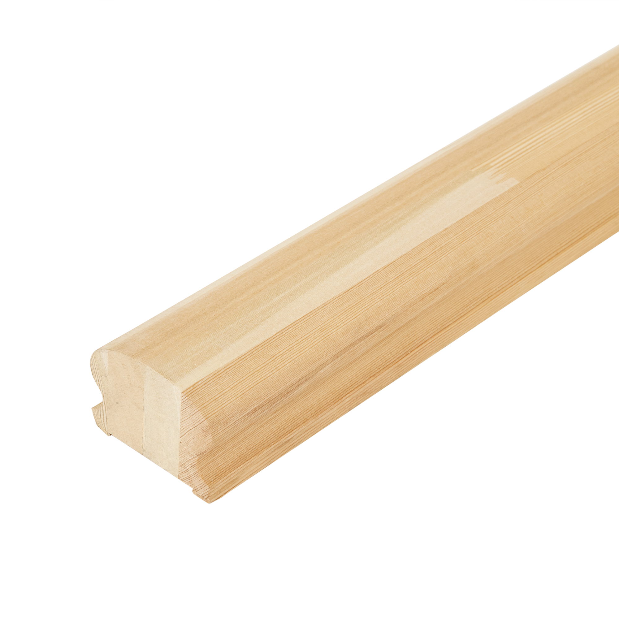 84372057 Поручень фигурный сращенный лиственница сорт Экстра 65х45х3000 мм STLM-0048797 Santreyd 