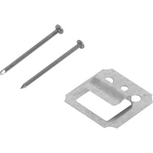 Кляймеры оцинкованные №3 (с гвоздями), 100 шт.