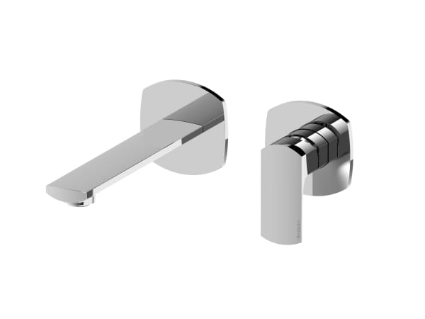 Латунь 2 отверстия настенный однорычажный смеситель для раковины Rubinetterie Treemme Albatros ARCH-00131906 - Вид №1