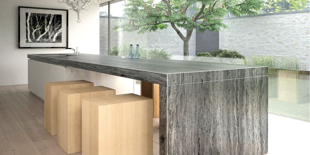 Столешницы для кухни - Травертино ченери LIGRON LIST315 1259 - Вид №3