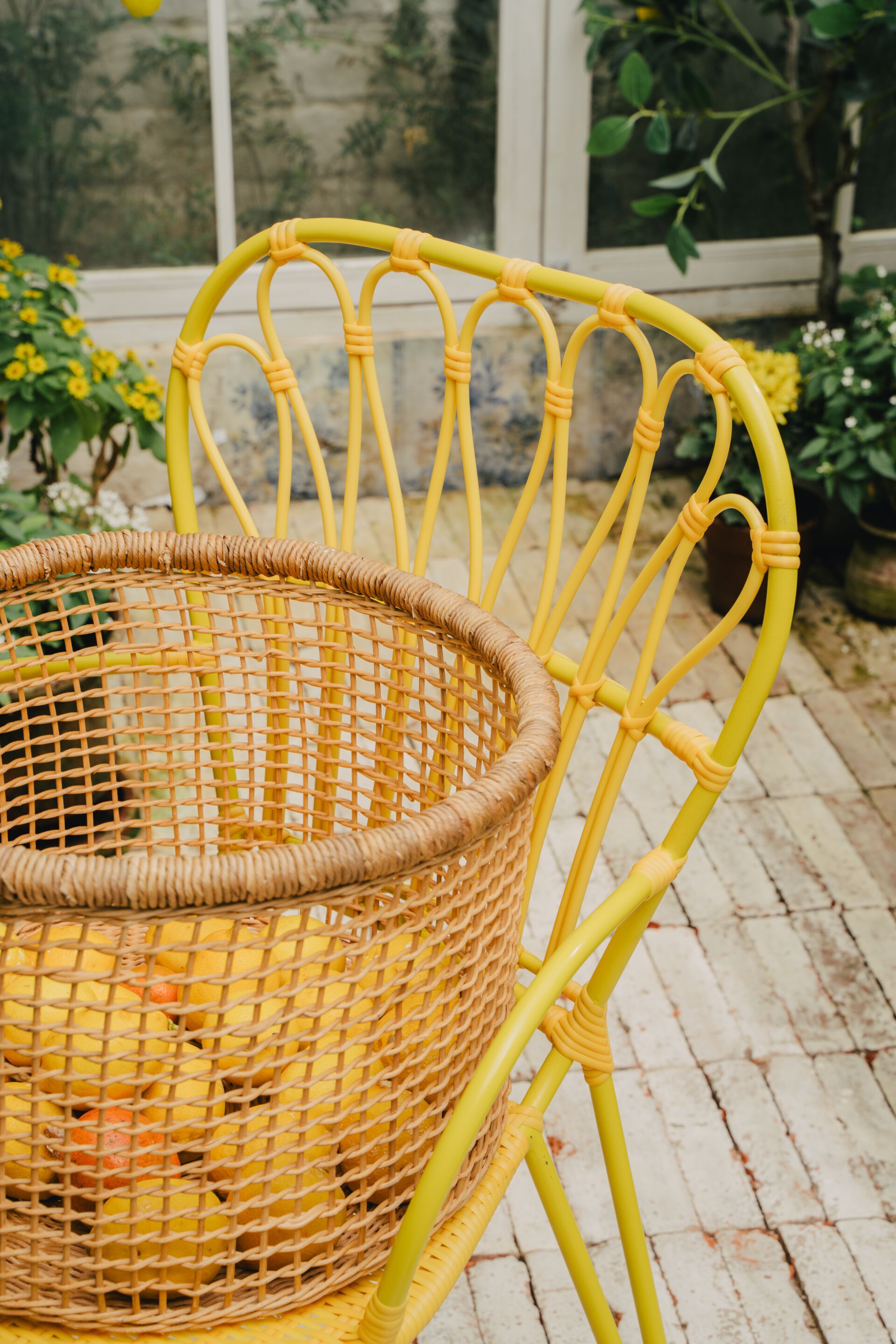 Синтетическое волокно и алюминиевый садовый стул с подлокотниками cbdesign Fiorella ARCH-00081323 - Вид №1