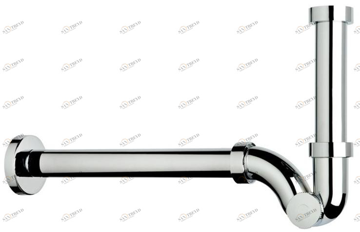 Redi Хромированный сифон abs для умывальника Nicoll Sifiabs