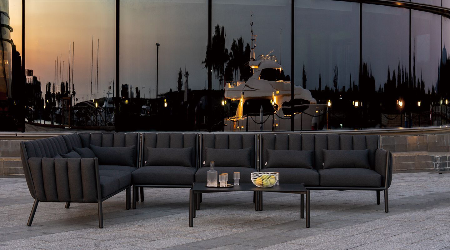 3-местный тканевый садовый диван VINEKO Morris ARCH-00146048 - Вид №3