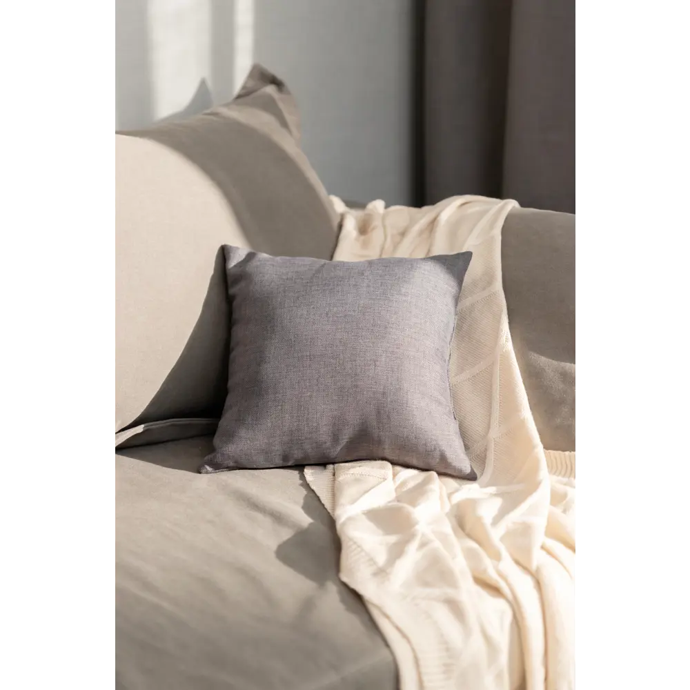 Подушка Inspire Looks 40х40 Dark Grey Тem Серая 82903594 STLM-2079693  - Вид №4