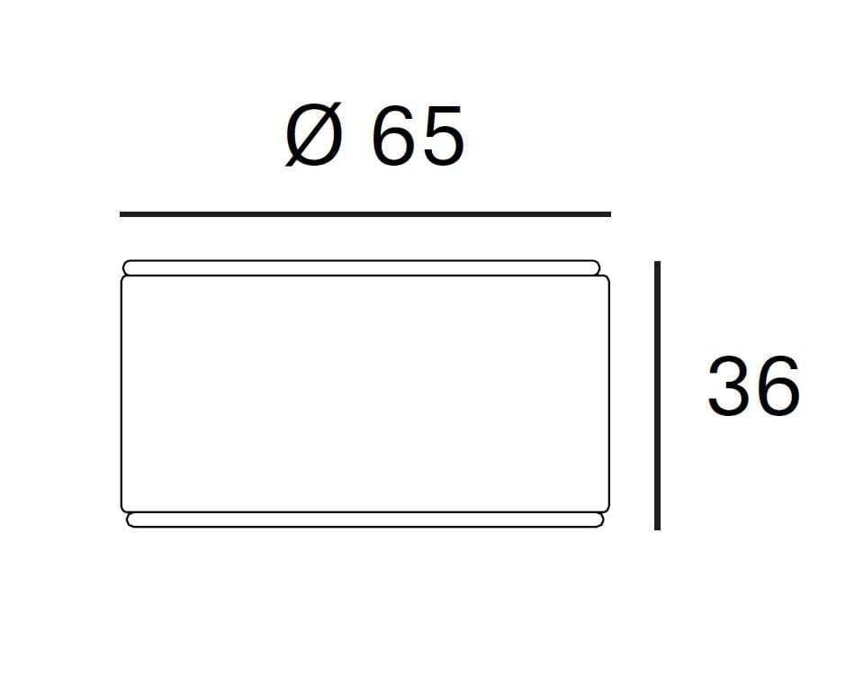Круглый журнальный столик из ткани Blasco&Vila Mant ARCH-00062198 - Вид №10