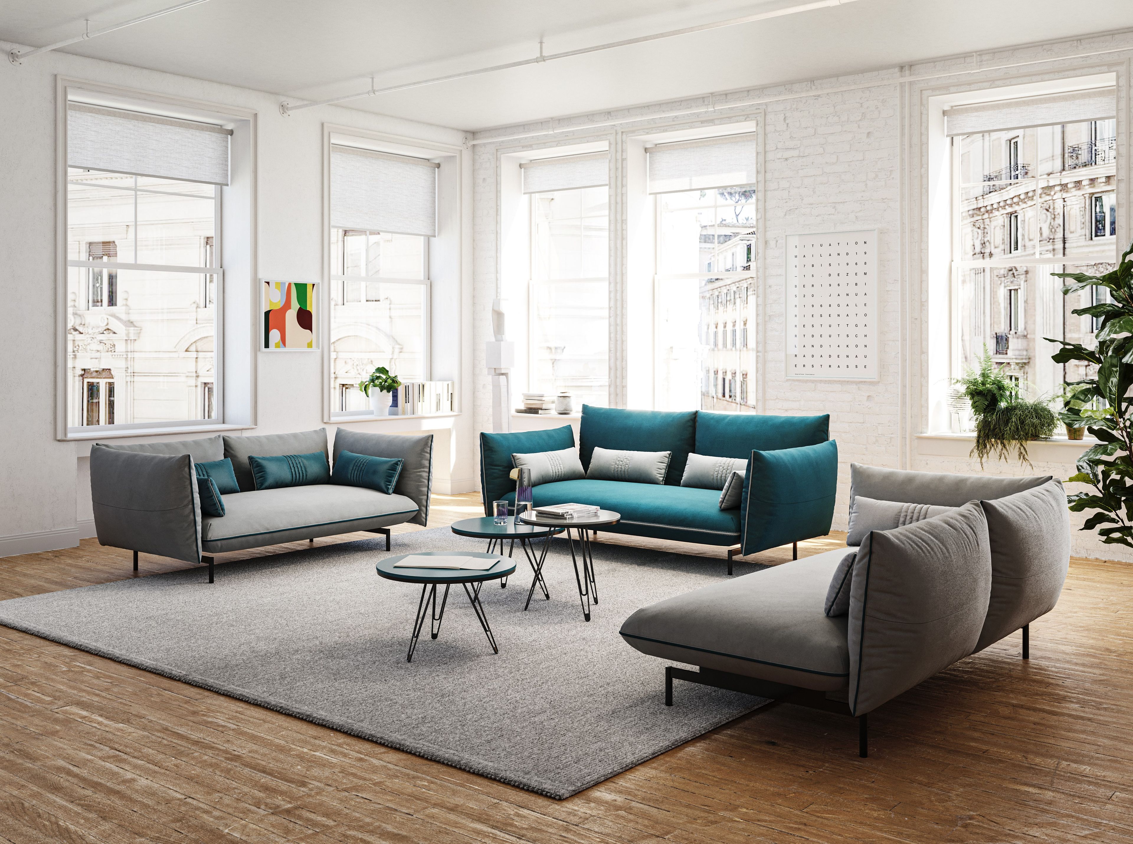 3-местный тканевый диван Liu Jo Living Collection ICE BREAKER ARCH-00003060 - Вид №2