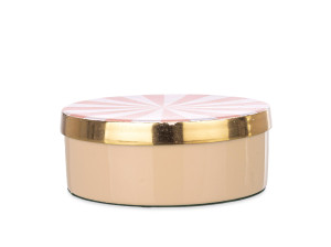 Пустые круглые металлические крышки