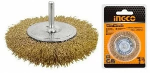 INGCO ITALIA Круглая кисть с волнистым краем и стержнем