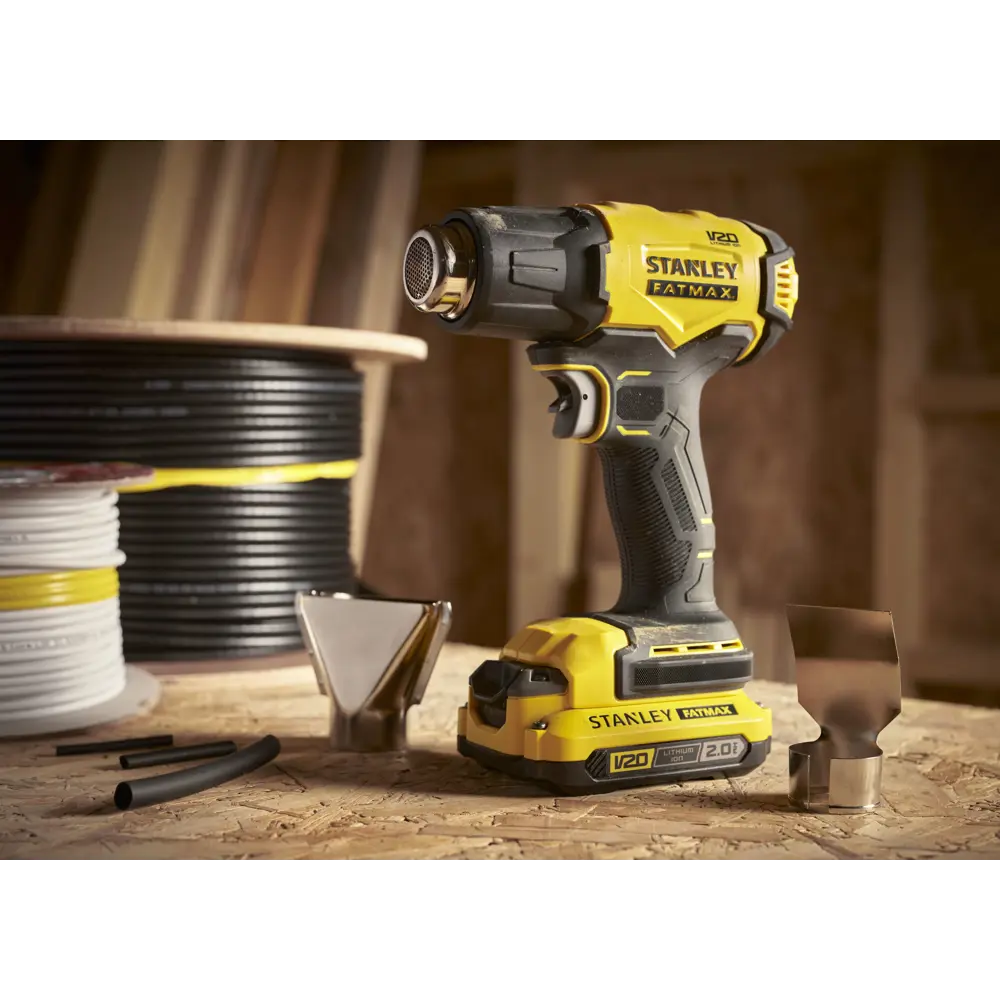 Фен технический аккумуляторный Stanley Fatmax SFMCE530B-XJ SF, 18 В без АКБ и ЗУ STLM-2187525 - Вид №8
