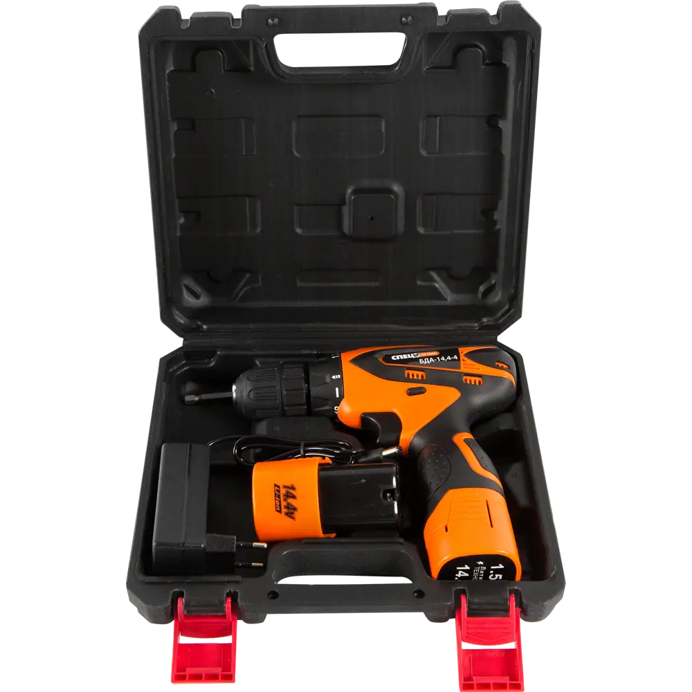 Аккумуляторная дрель-шуруповерт Спец БДА-14.4-4, 14.4 В Li-ion 2х1.5 Ач STLM-2074305 - Вид №5