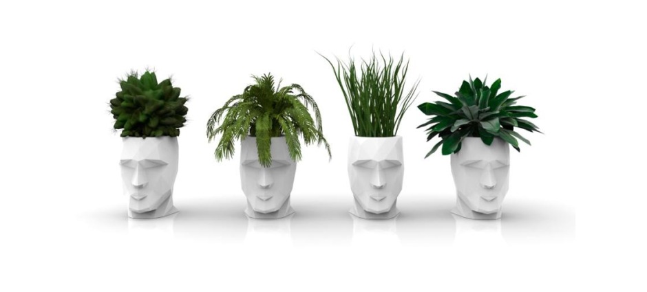 070603 Кашпо матовое c автополивом 42см Vondom Adan - Вид №1