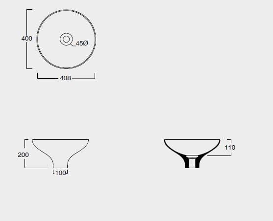 Керамическая круглая столешница Alice Ceramica Equilibrium ARCH-00093569 - Вид №3